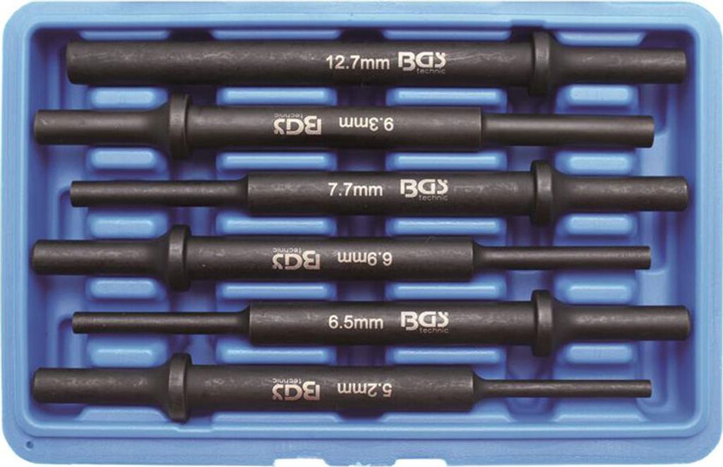 BGS 8943 Drucklufthammer-Durchtreibersatz, 6-tlg.