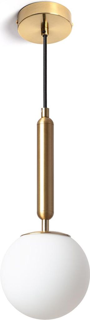 Pendelleuchte Metall und Glas Oto Gold