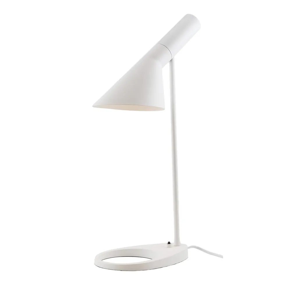 Lampe de table réglable contre la fatigue visuelle blanc alu E27