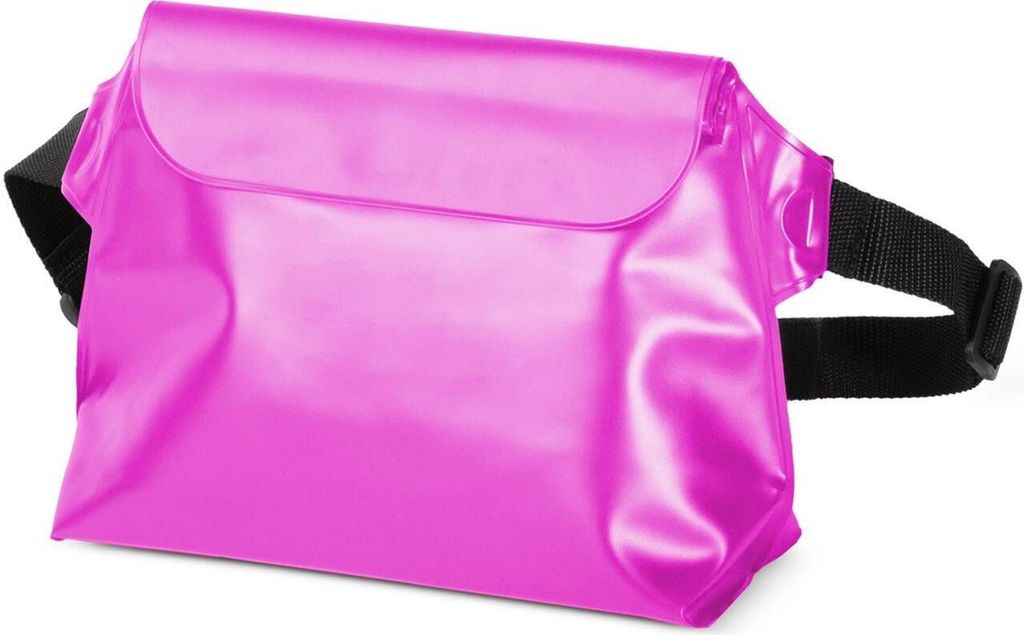 Conie Hüfttasche wasserdicht aus PVC Universal Handy Freizeit Tasche Outdoor Hülle Regenfest Aufbewahrung Geldbörse in Pink