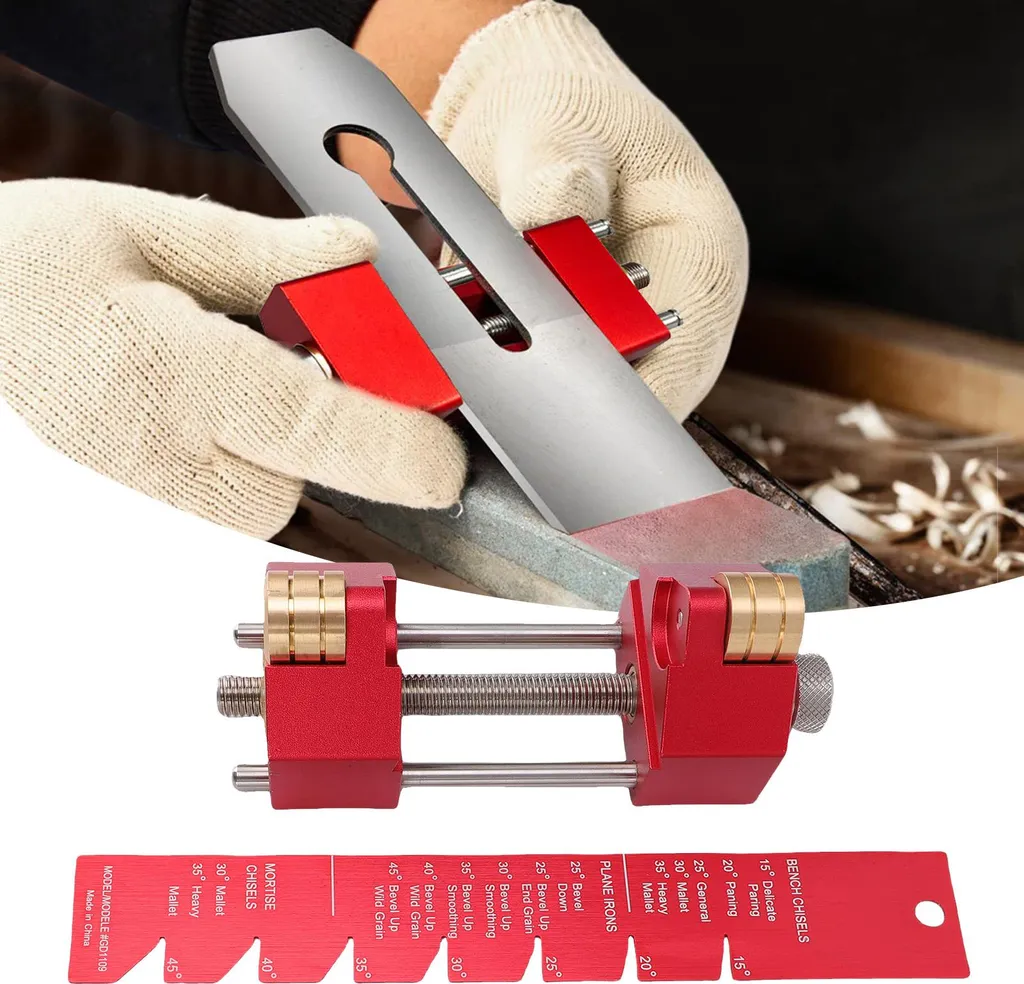Guide de meulage pour angle constant pour ciseaux à bois et menuisiers - 11