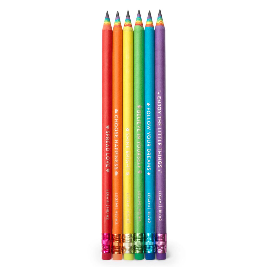 Legami Happiness For Every Day Bleistift 6 Einheiten Mehrfarbig Kinder Mehrfarbig One Size
