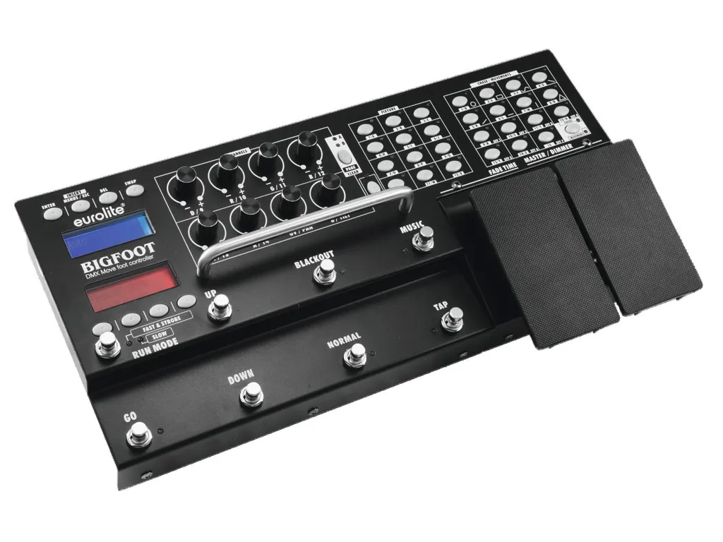 Pédalier Contrôleur DMX Eurolite Bigfoot 192 pour Lyres et Effets LED