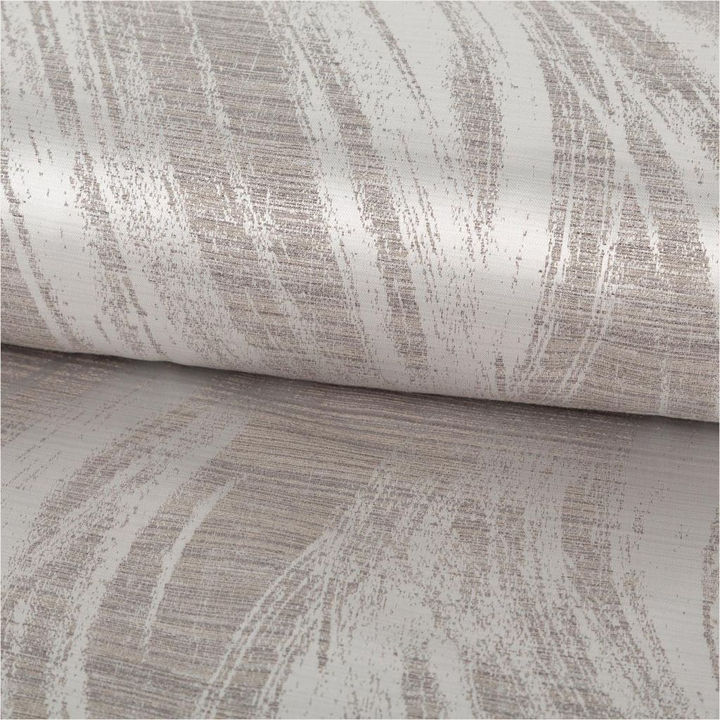 Vorhangstoff Meterware Jacquard Tindra helle Grautöne 154cm