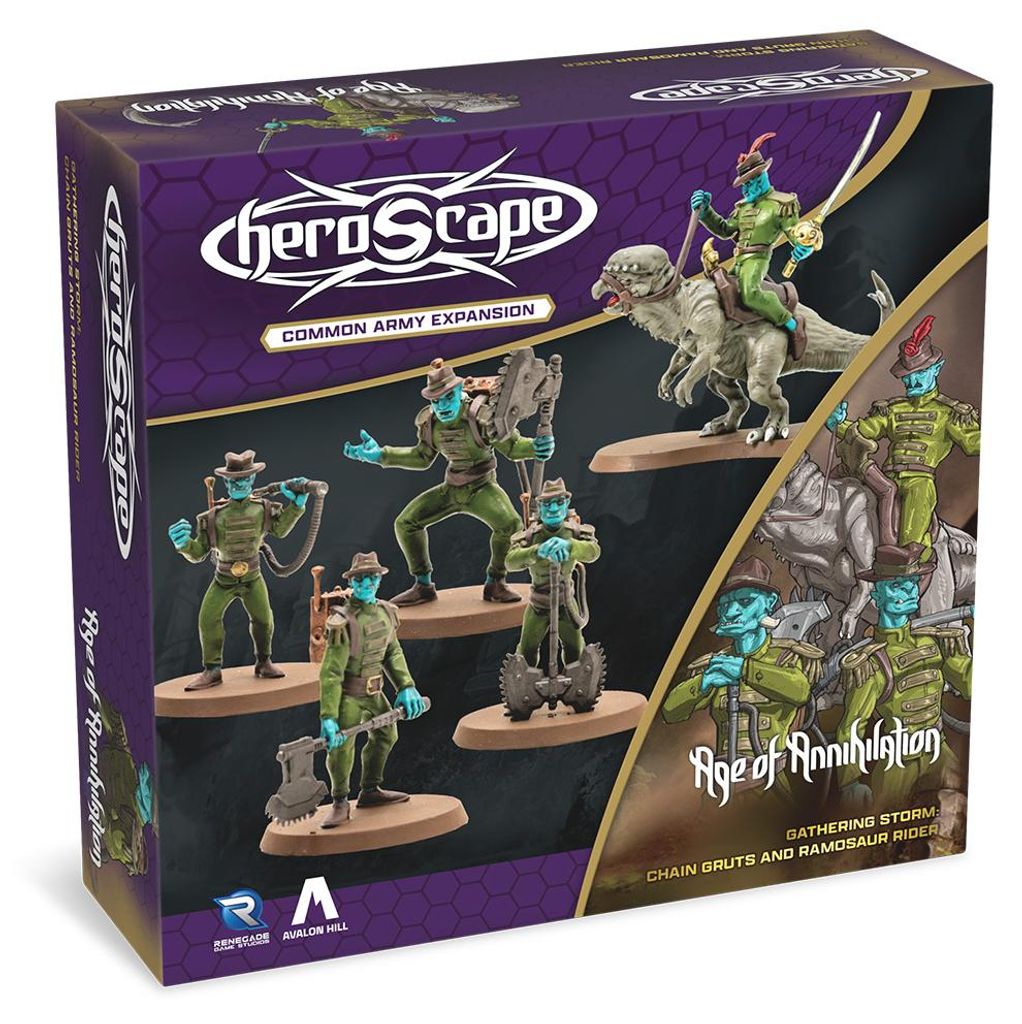 Heroscape: L'era dell'annientamento - Gruts e Ramosaur Immagine del prodotto 