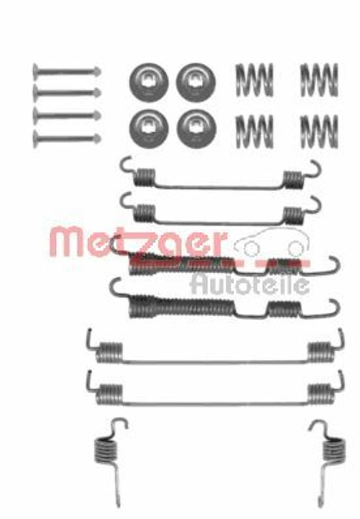 METZGER Zubehörsatz Bremsbacken 105-0786 für MITSUBISHI für Space Star (DG_A)