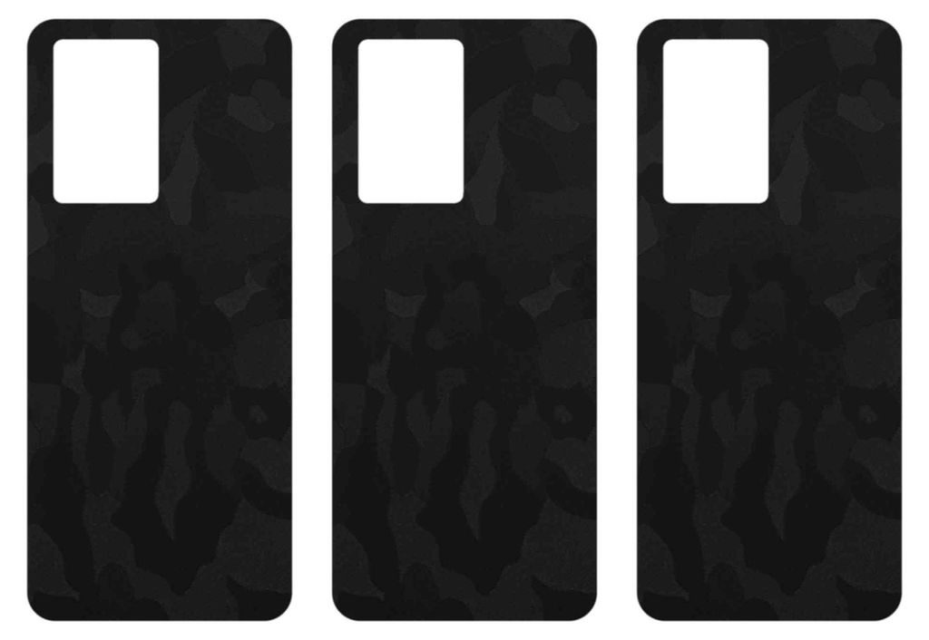 apgo Rückseite Schutzfolie, Skin, kompatibel mit ZTE Tianji A41 Pro, Hinten Displayschutzfolie aus Vinylfolie, kratzfest, einfache Montage - Schwa...