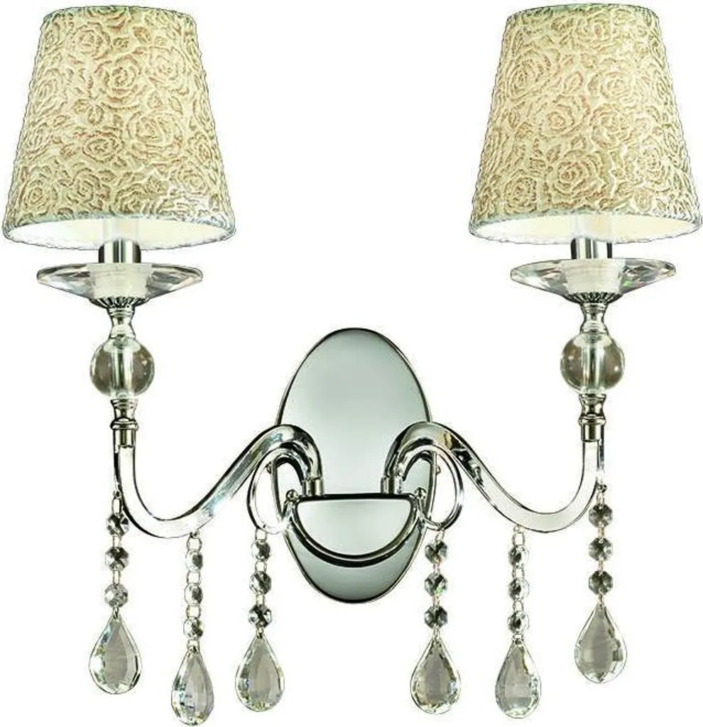 Applique Murale Primiero Argent Métal pour Remplacer Vieux Luminaire