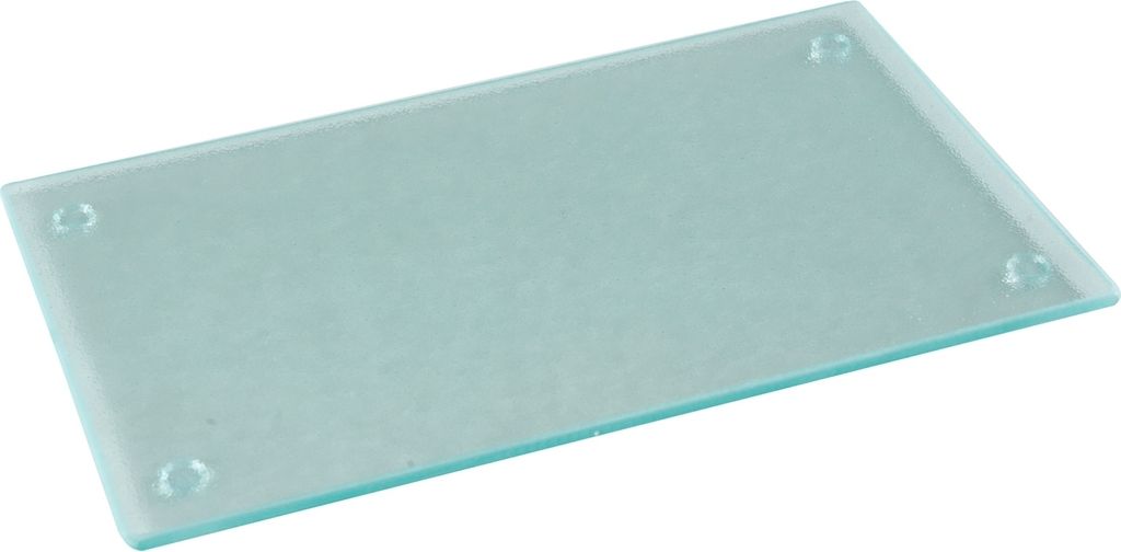 Glas-Schneidebrett - Hartglas - 15 x 25 cm Produktbild 