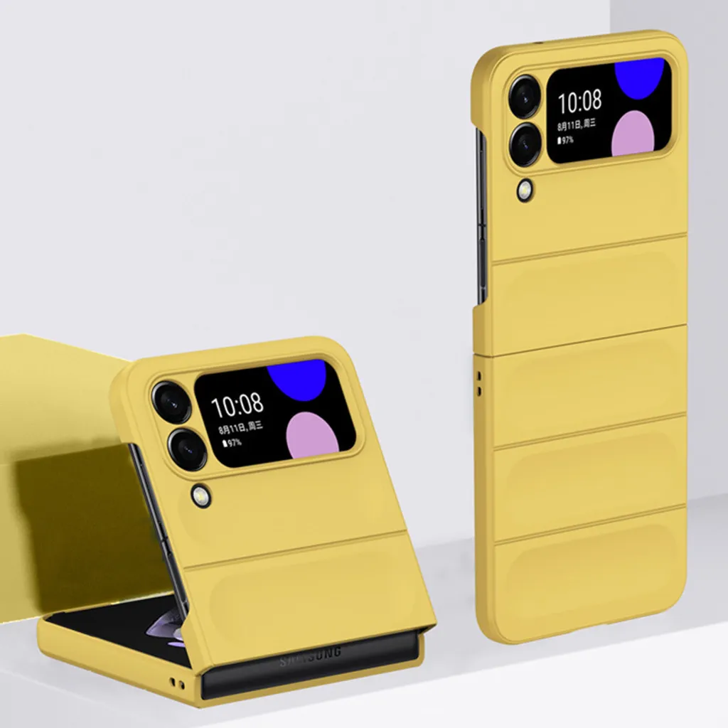 Custodia Samsung Galaxy Z Flip 3 5G Giallo - Accessorio Moda Antiurto