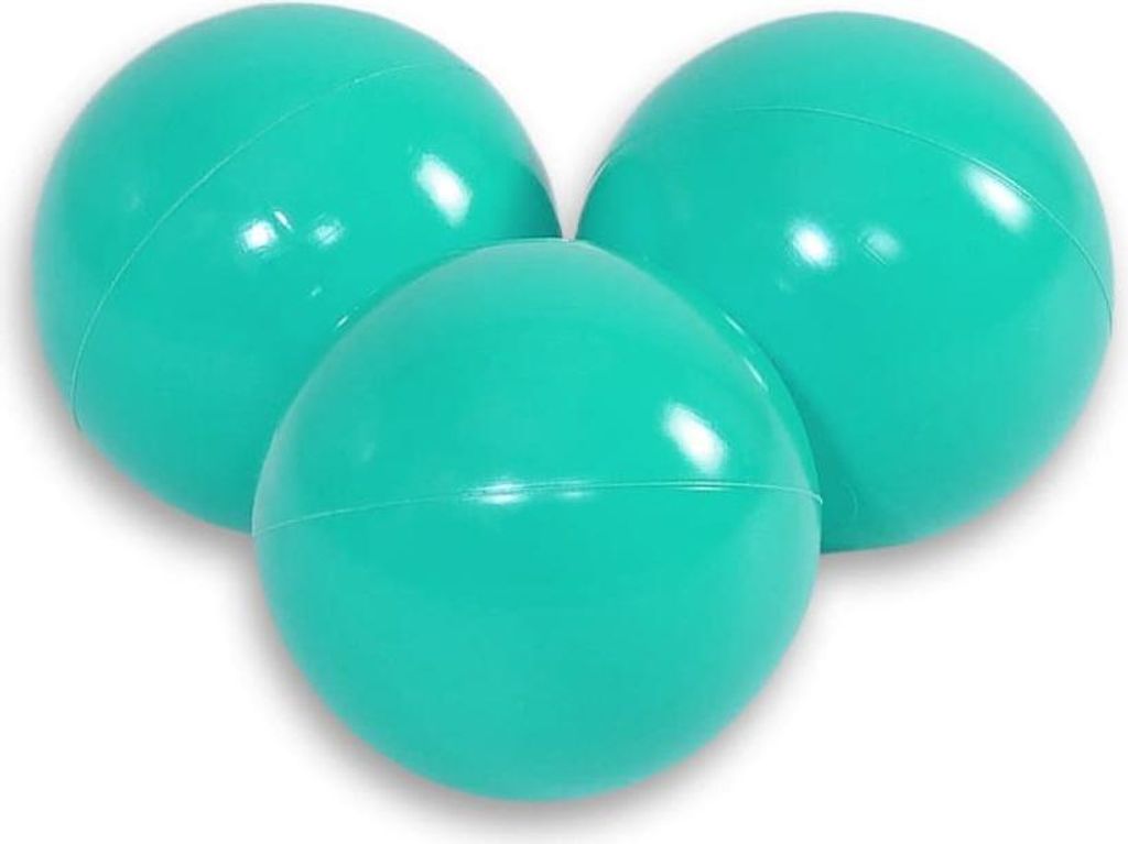 Plastikbälle - Spielbälle - kinderfreundlich und sicher - 50 Stück - 7 cm - Türkis