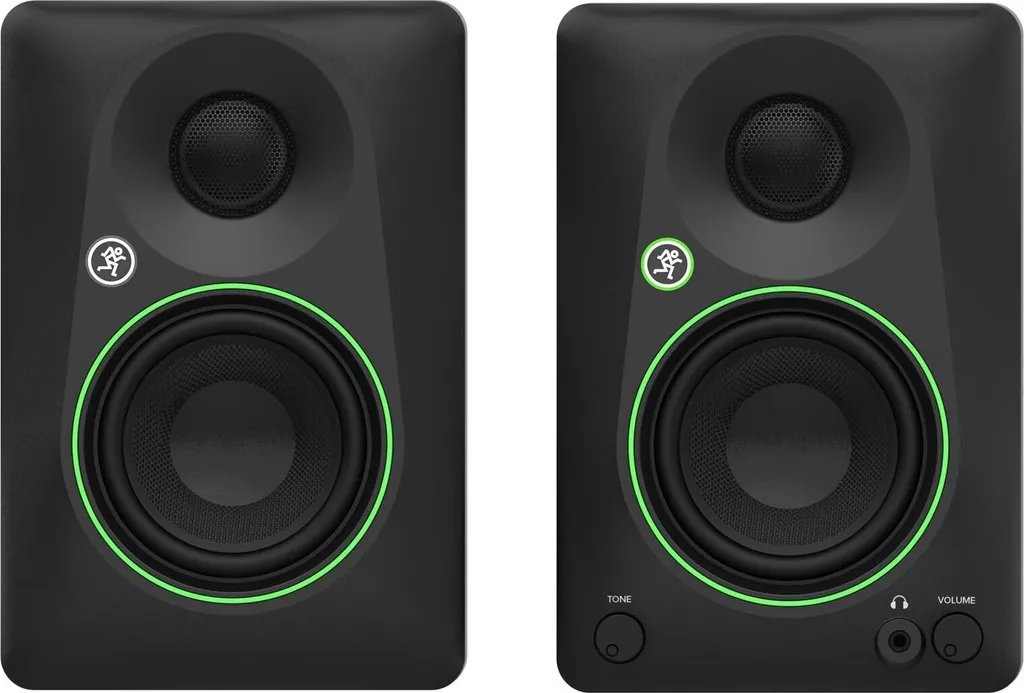 Enceintes de monitoring actives Mackie CR3.5 3.5" avec réglage de tonalité