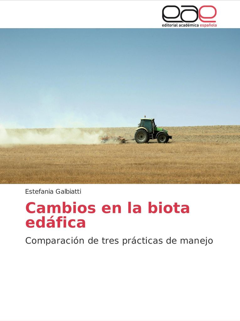 Cambios en la biota edáfica