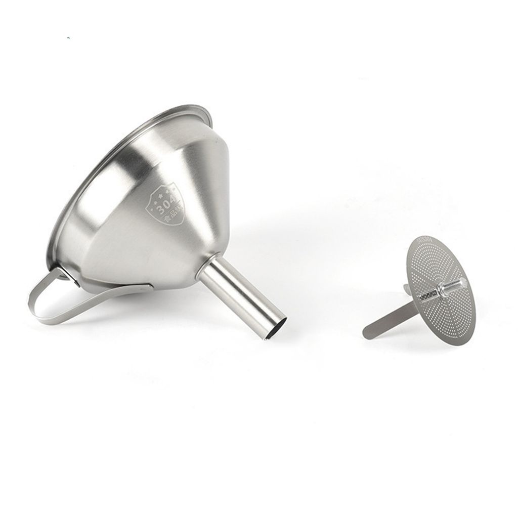 3D-Drucker Harz Filtertrichter 304 Edelstahl Abnehmbares Filternetz Tragbarer Griff Glatter Weg fKompatibel mit Anycubic\Elegoo\Creality 3D oder SL...