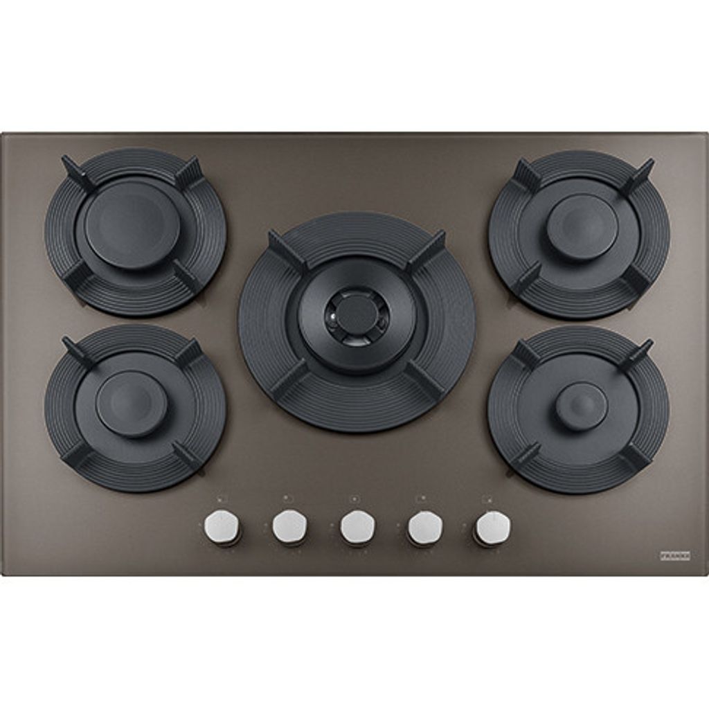 Franke FHMF 755 4G DC C CG Einbaukochfeld grau 75 cm Gas 5 Brenner