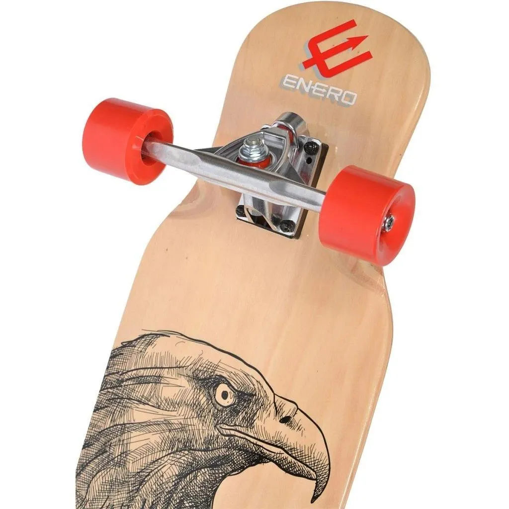 Longboard Enero Griffin avec Roulements ABEC 7 et Plateau Multi-plis Robuste - 2