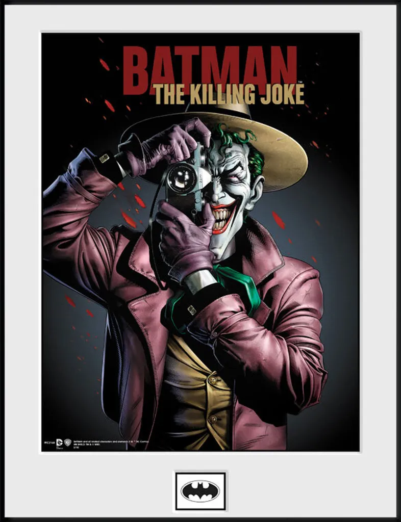 Affiche encadrée Batman The Killing Joke GYE-PFC2148 45x34 noir