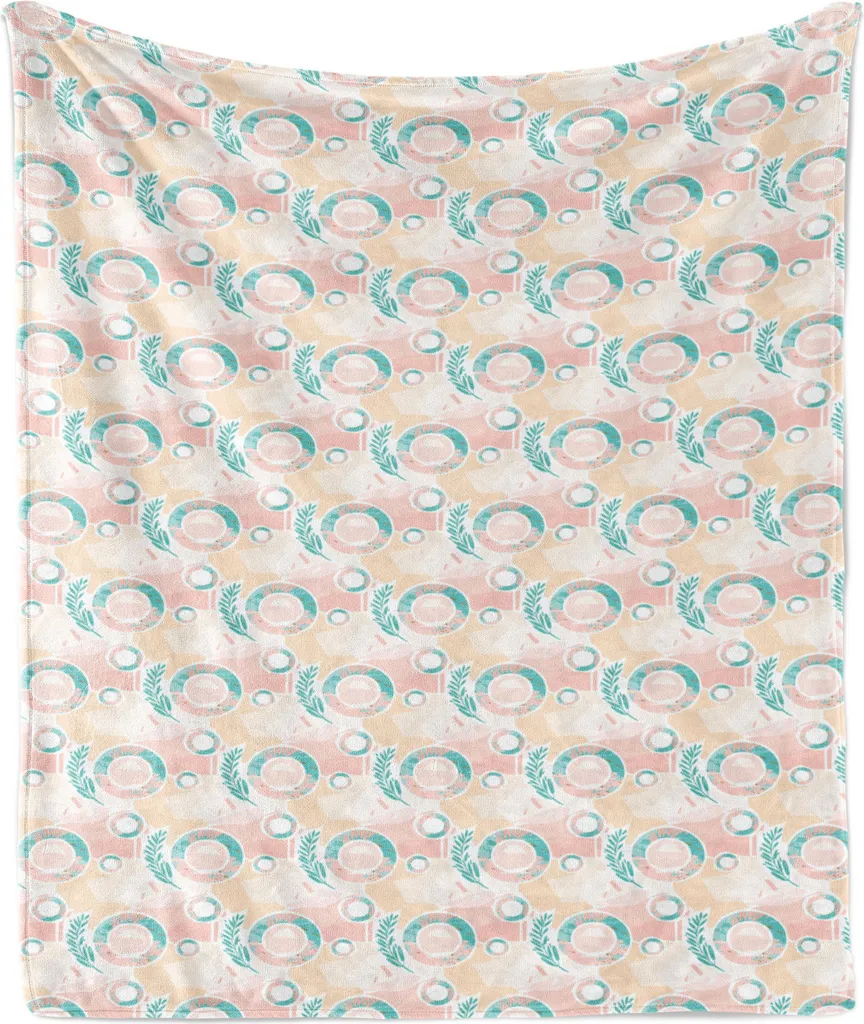 Coperta Morbida ABAKUHAUS Rosa 175x230 | Comfort Astratto Moderno