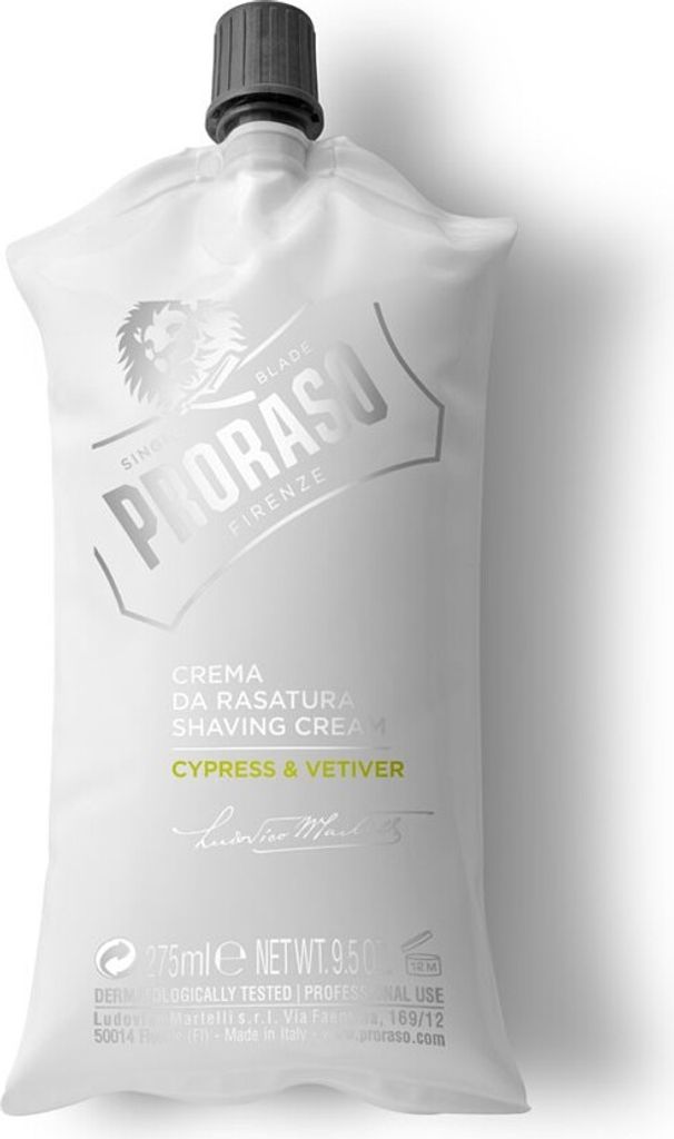 Proraso Cypress & Vetyver krém na holenie 275 ml Obrázok produktu 