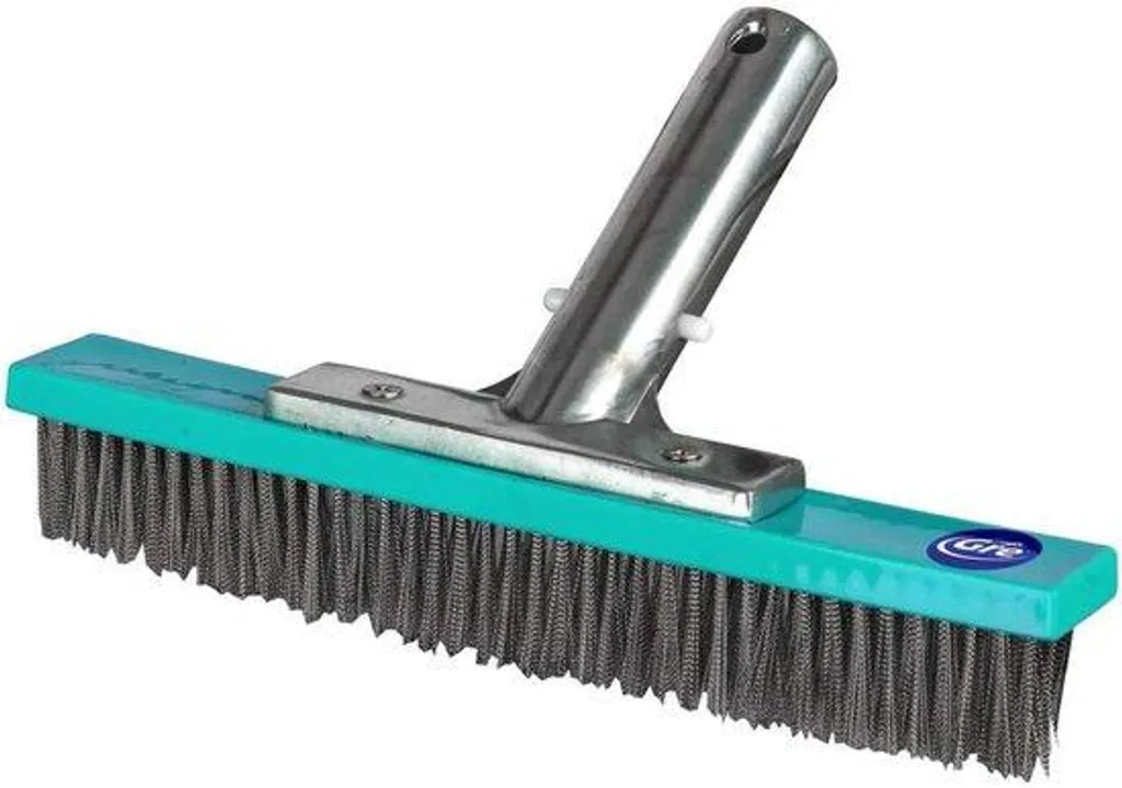 Brosse de nettoyage multifonction en aluminium rigide de couleur bleue