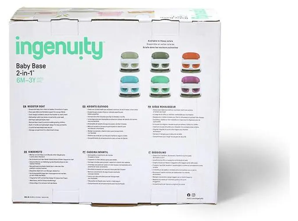 Ingenuity 2-in-1 Babysity Transat Bébé Évolutif Gris Schiefergrau - 11