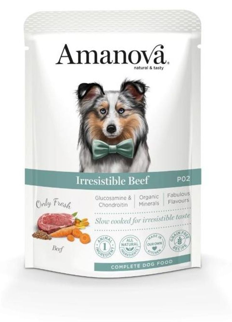 Amanova Getreidefreies Rindfleisch-Hundepastete Produktbild 