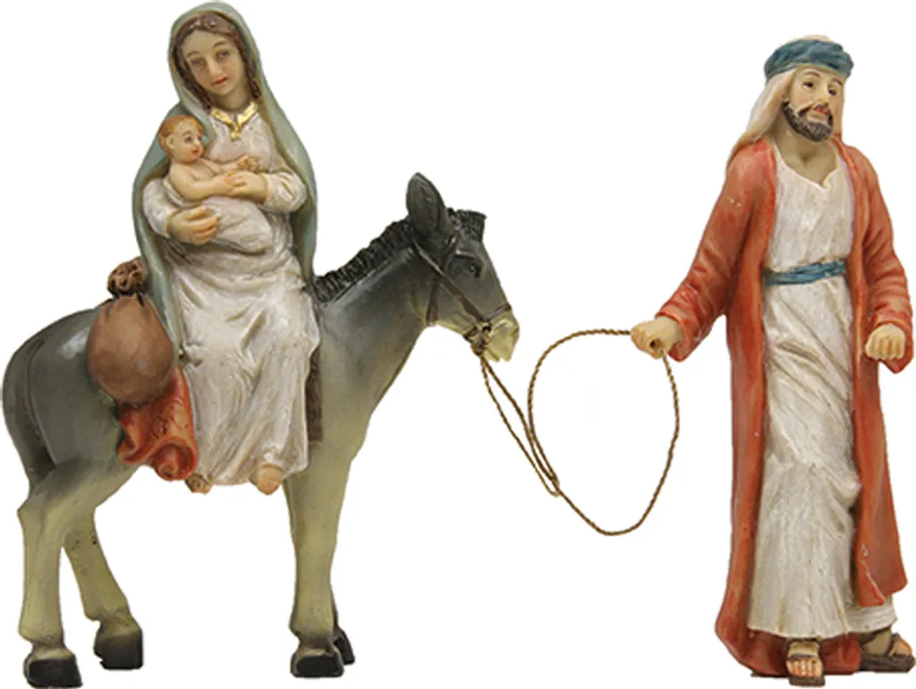 FADEDA 3 X Santa Famiglia/altezza: 80 cm/dipinti a mano/dettagliati