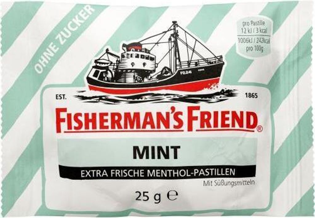 Fishermans Friend Mint frische Menthol Pastillen ohne Produktbild 