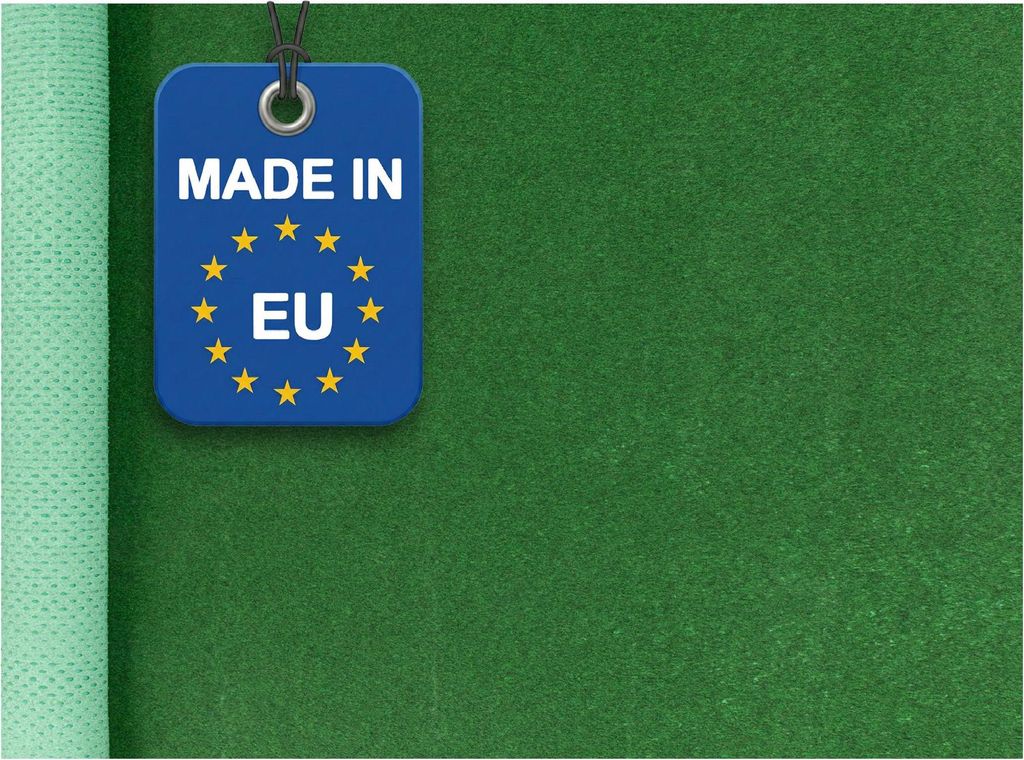 Tapiso Rasenteppich PEMBA Grün Höhe: 4mm Balkon Terrasse 400 x 630