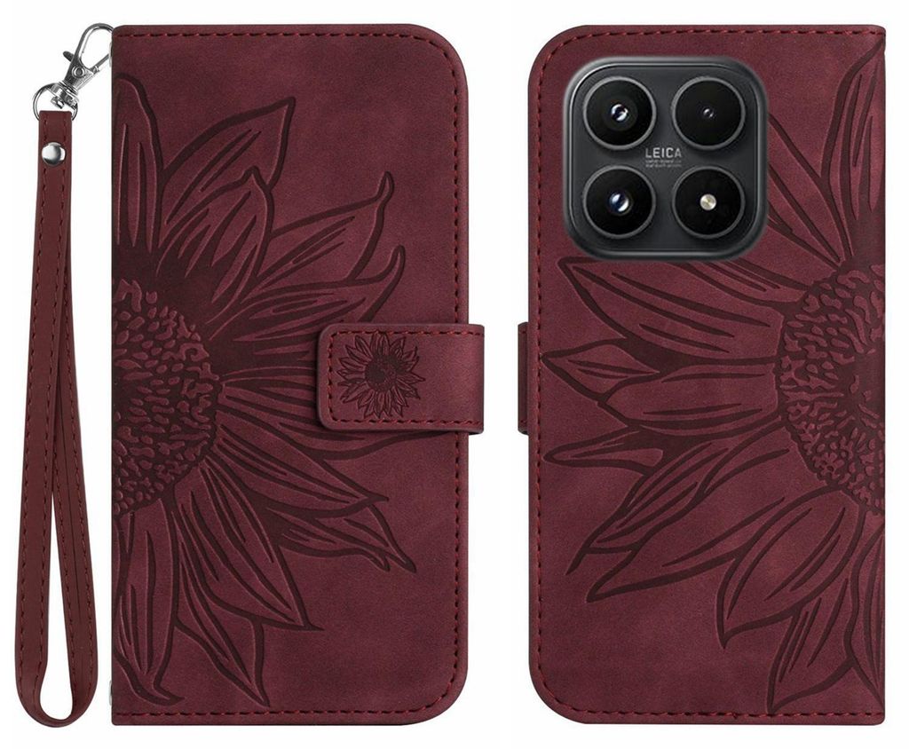 Xiaomi 17 Hülle - Coverup Sonnenblume Klapphülle mit Produktbild 