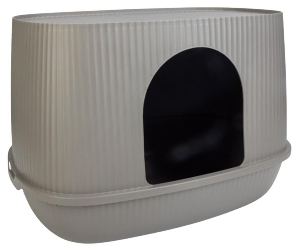 SAVIC kattenbak Moona, grijs, afmetingen: 57 x 39 x 39 cm Productafbeelding 