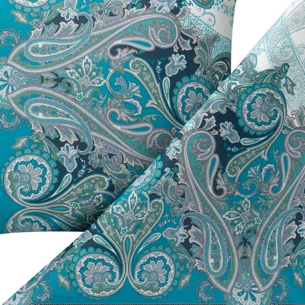 Estella Mako Jersey Bettwäsche 135x200 Karina petrol Produktbild 4