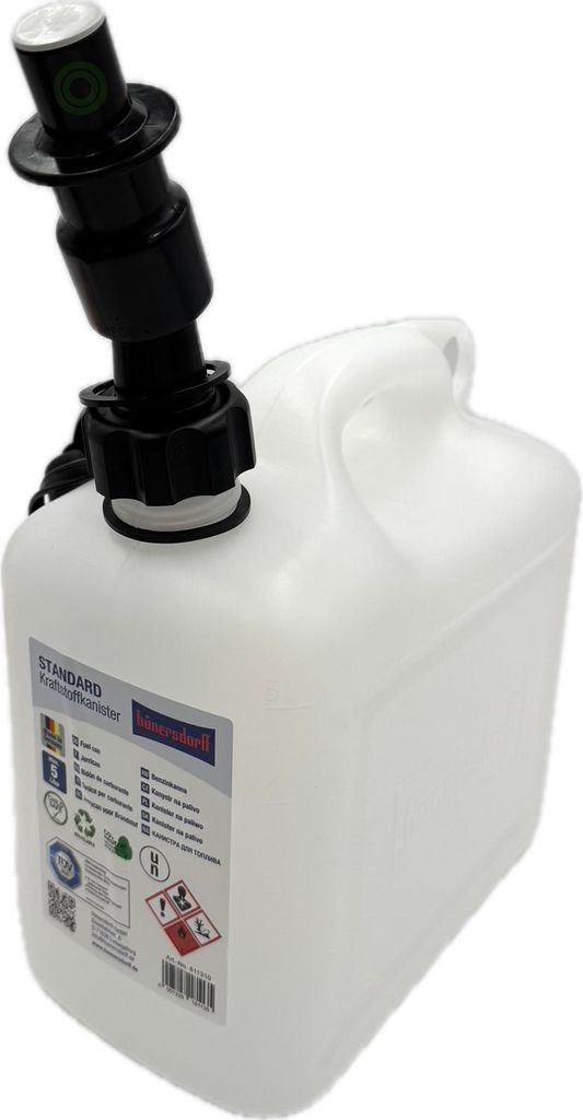 Kraftstoffkanister 5L Benzinkanister + STIHL Einfüllstützen 00008905005