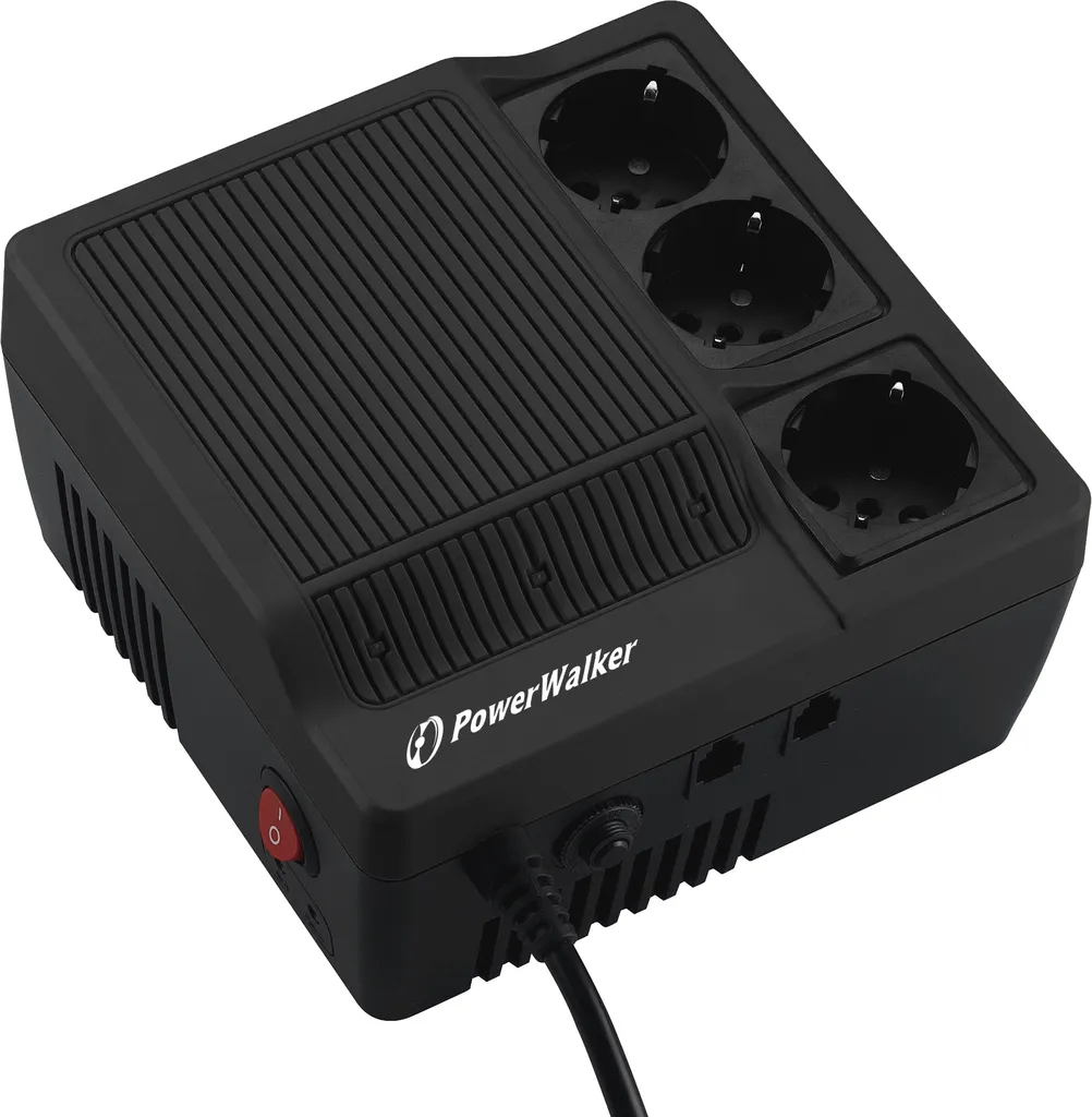 PowerWalker AVR 1200 Régulateur de Tension 720W - Protection Électrique