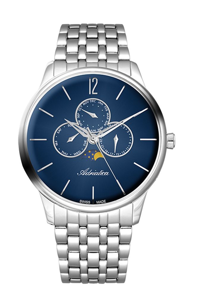 Adriatica Herrenuhr A8269.5155QF silber
