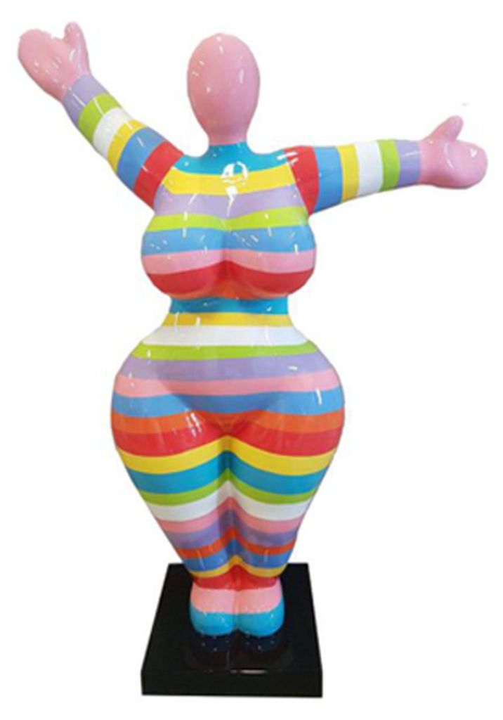 Abstrakte Design Figuren 125cm Statuen Garten Wohnzimmer Kunst Skulptur XXL Neu