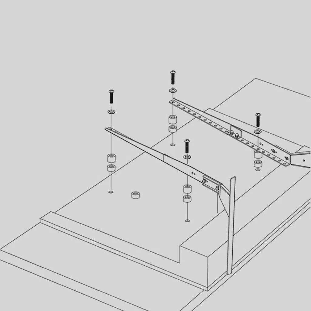 Support TV ajustable idéal pour optimiser l'angle de vue de 32 à 75 pouces - 3