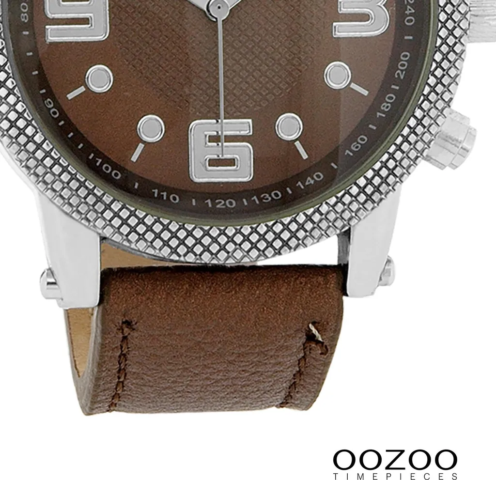 Orologio Oozoo Vintage UOC3132A: Cinturino in Pelle Marrone Top Class - 3