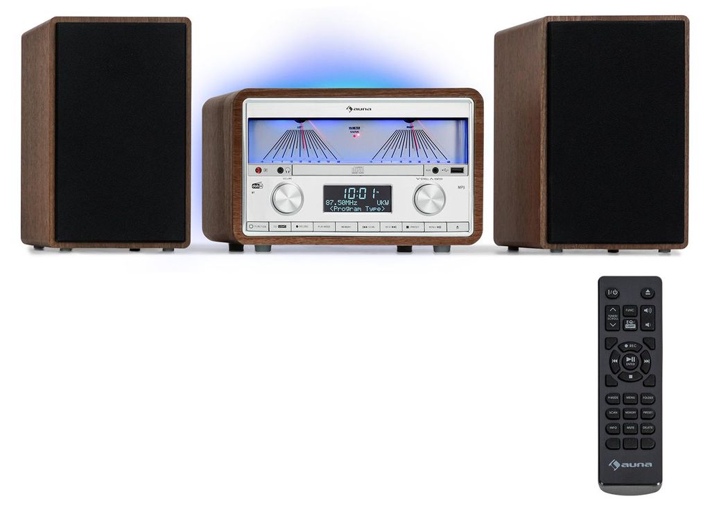 Auna DAB Radio CD-Player für Zuhause, FM/DAB/DAB+ Radio mit Produktbild 