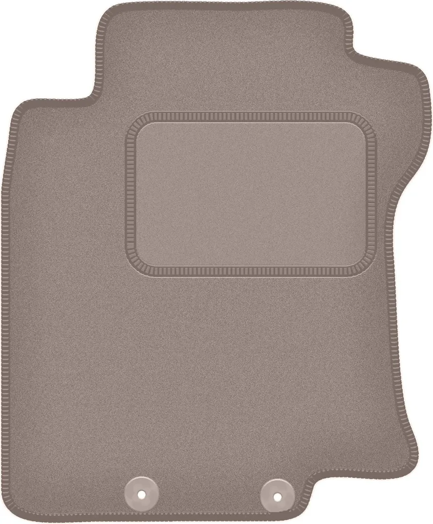 Tappetino conducente in velluto beige compatibile con Nissan X-Trail III T32 FL (2017-2021, SUV) – con fissaggi – su misura