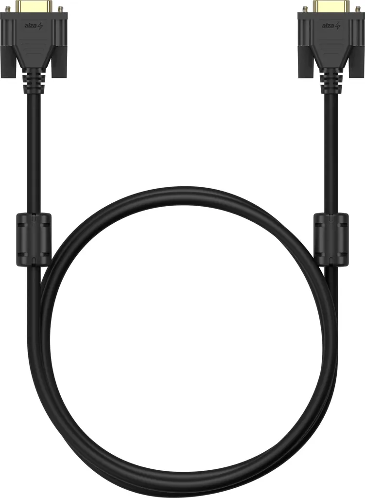 Rallonge VGA 10m AlzaPower Core noir - Connectez votre projecteur éloigné