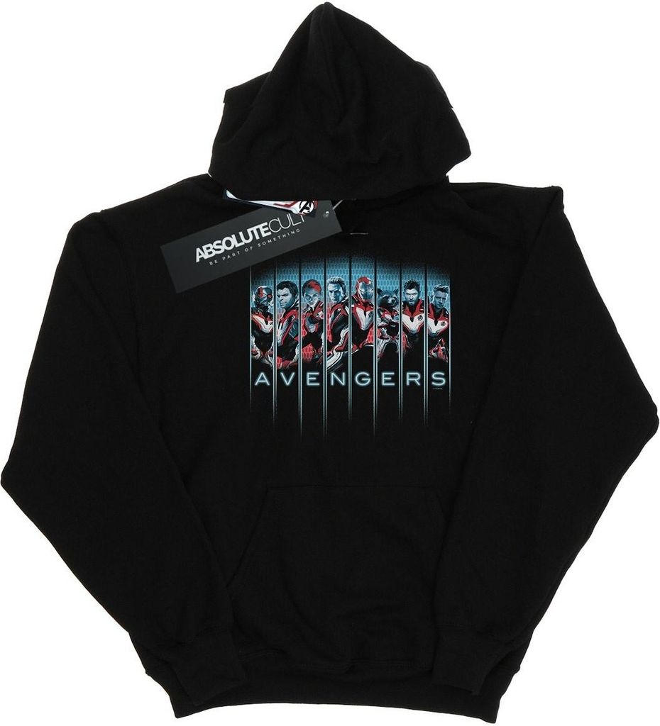 Marvel - "Avengers Endgame Assemble" Kapuzenpullover für Jungen BI2415 (116) (Schwarz)