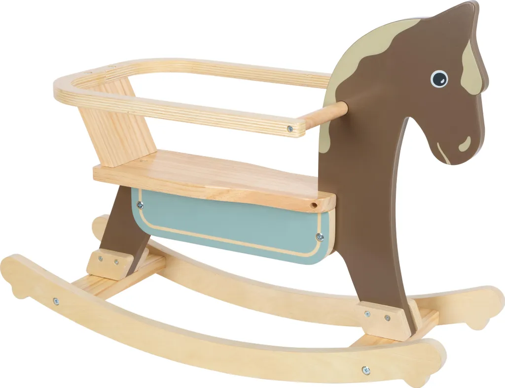 Cheval à bascule anti-chute avec anneau de siège pour bébé dès 12 mois