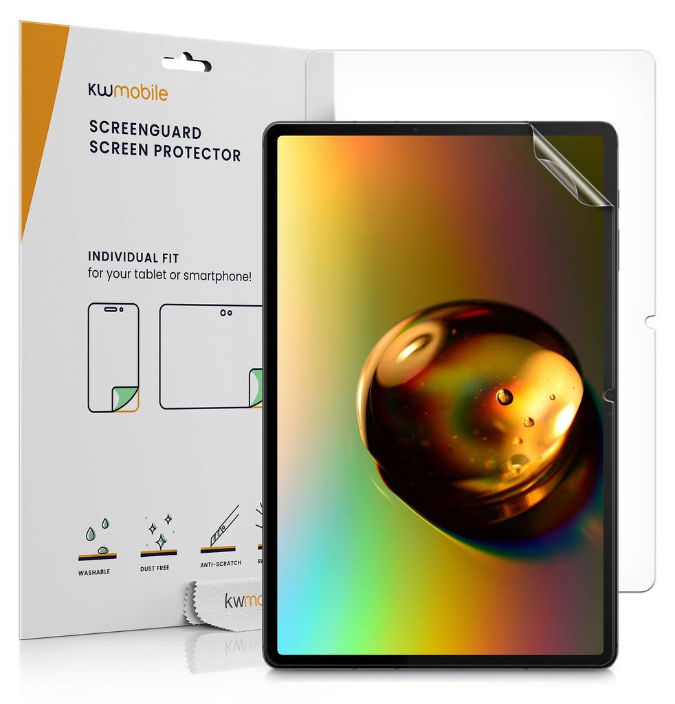 kwmobile 2x Schutzfolie kompatibel mit Samsung Galaxy Tab Produktbild 
