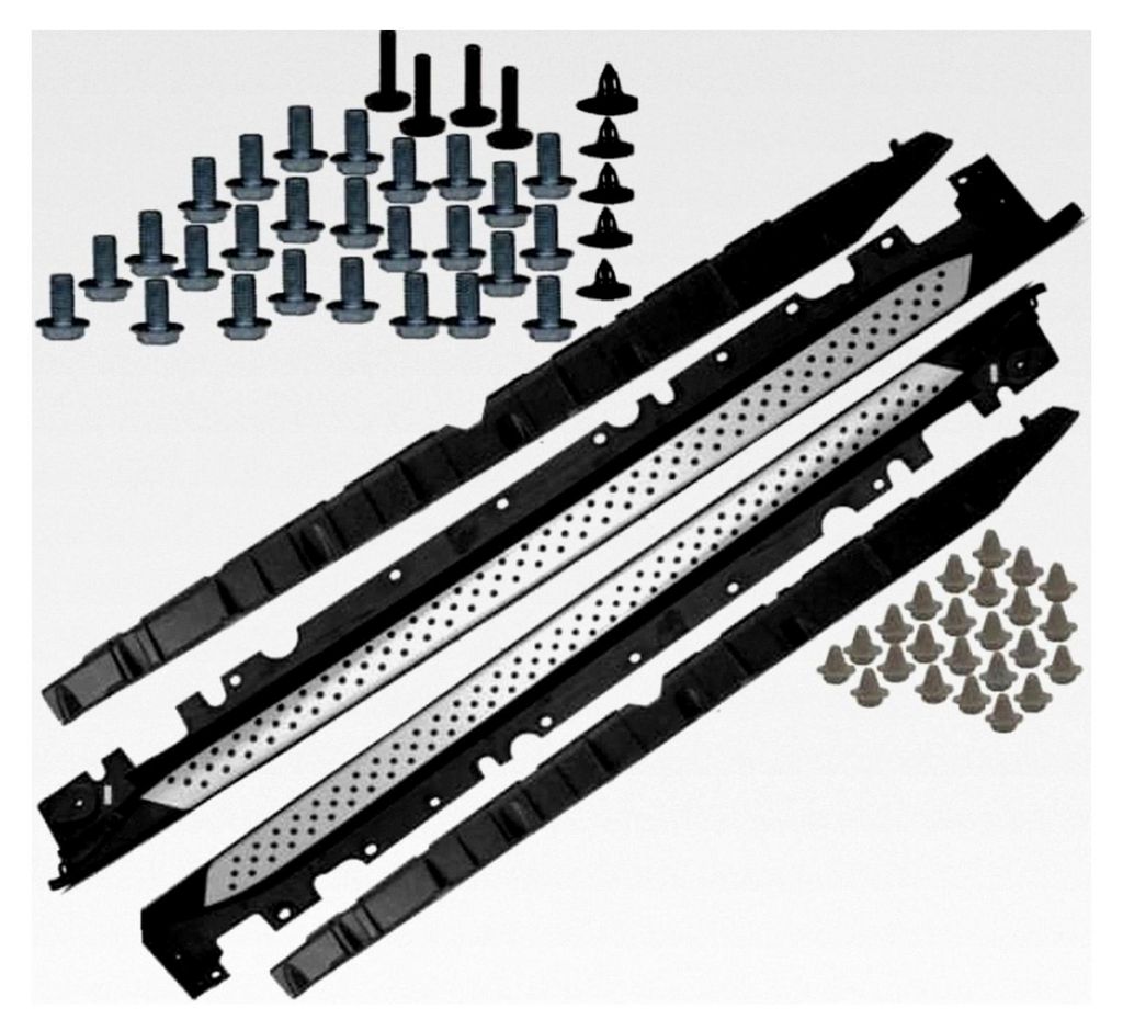 Aluminium Trittbretter Set Einstieg und Anbaumaterial für X6 E71 E72 08-14