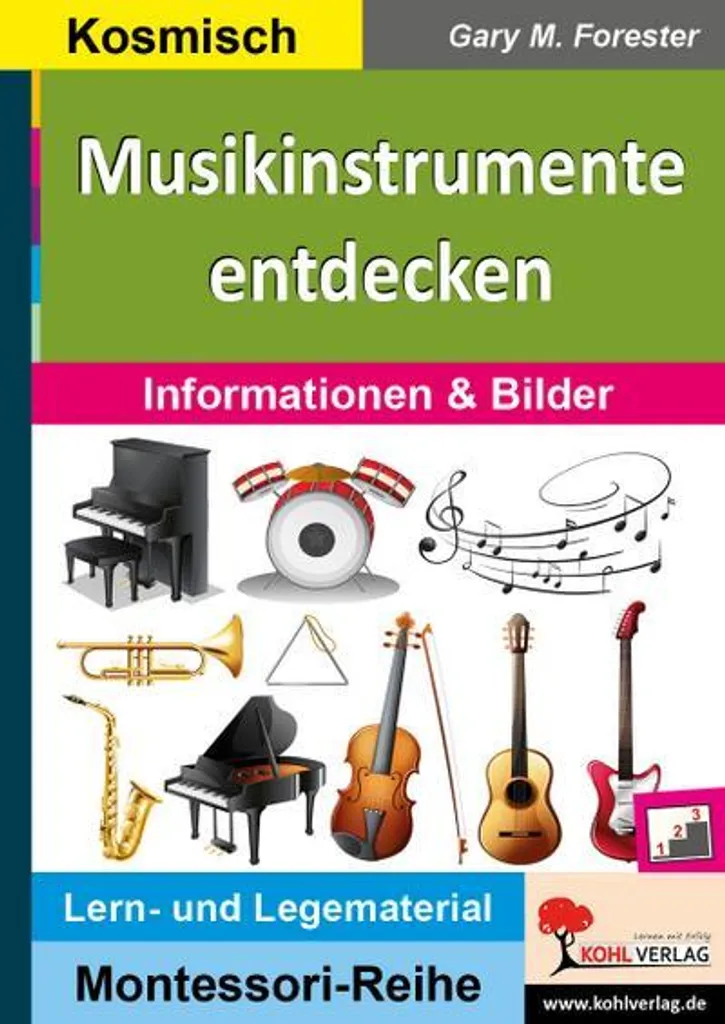 Set musical éducatif en bois : découvrez les sons avec Musikinstrumente