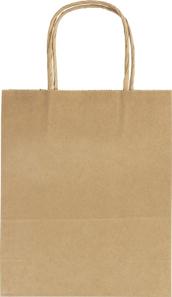 Folia 21810 Sac cadeau - 18 x 8 x 21 cm, 20 pièces, naturel Image du produit 