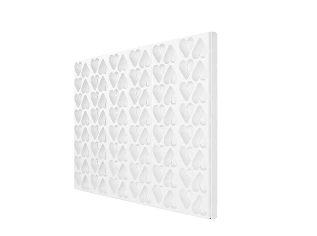 Backform Petit Fours Multiform für 96 Mini-Herzen a 45mm Kunststoff schlagfest