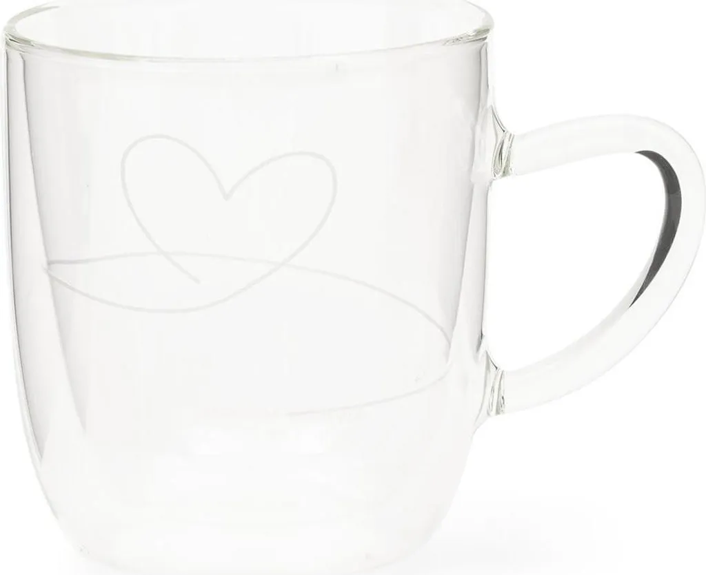 Mug en Verre Avec Amour M Riviera Maison - Adieu les Tasses Ternies