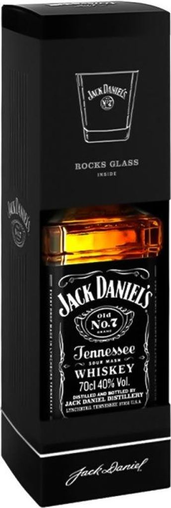 Jack Daniel's + Vaso "On the Rocks" Whisky USA 70.00 cl 40.0 %